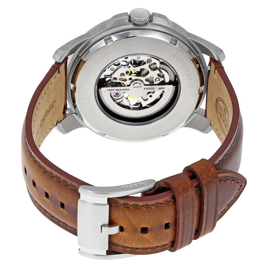 Fossil Grant Automatic Beige Skeleton Dial Men's Watch ME3099 - BigDaddy Watches #3