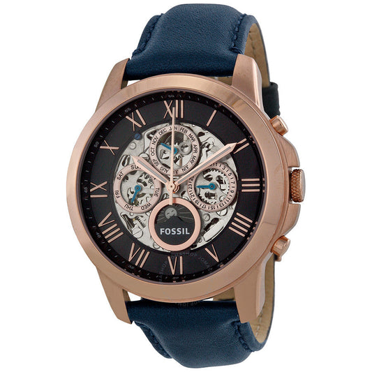 Fossil Grant Automatic Multi-Function Skeletal Dial Men's Watch ME3029