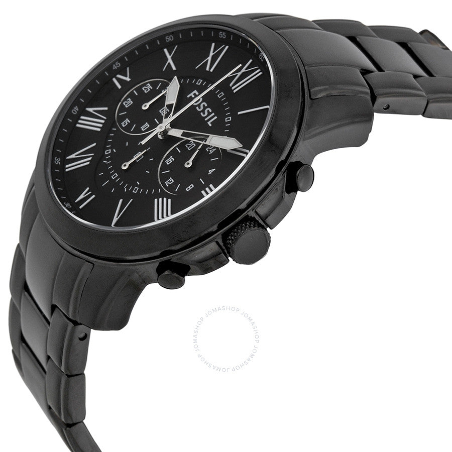 Fossil Grant Chronograph Black Dial Men's Watch FS4832