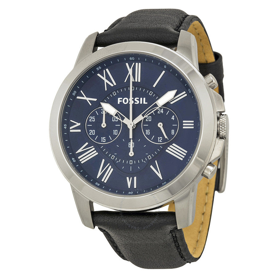 Fossil Grant Chronograph Blue Dial Men's Watch FS4990