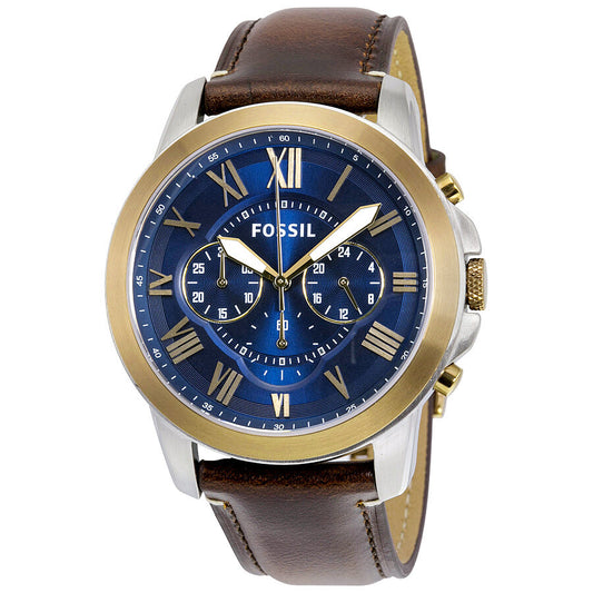 Fossil Grant Chronograph Blue Dial Men's Watch FS5150 - BigDaddy Watches
