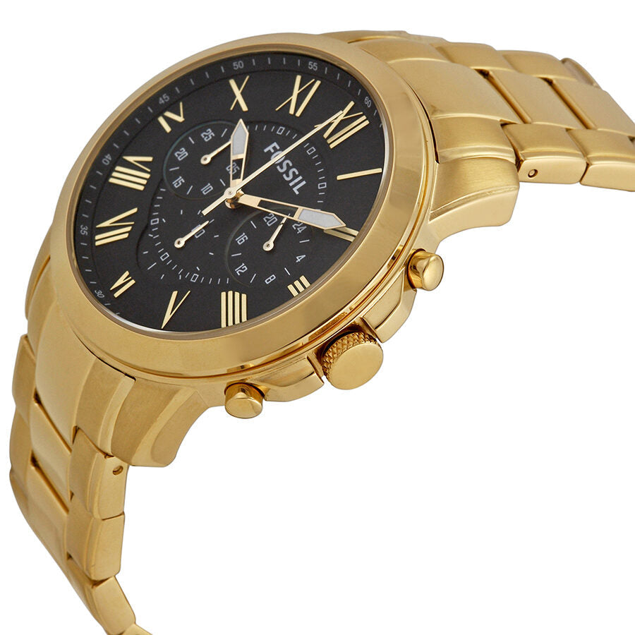 Fossil Grant Chronograph Brown Dial Gold-tone Men's Watch FS4815 - BigDaddy Watches #2