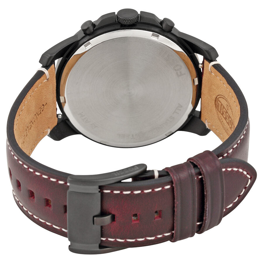 Fossil Grant Dark Brown Chronograph Leather Men's Watch FS5088 - BigDaddy Watches #3