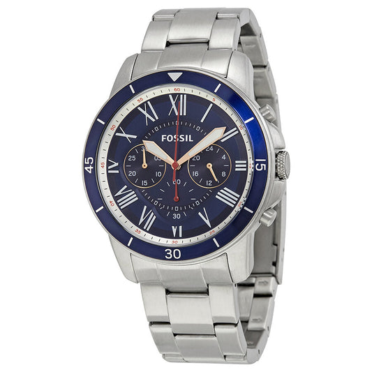 Fossil Grant Sport Chronograph Blue Dial Men'sWatch FS5238 - BigDaddy Watches