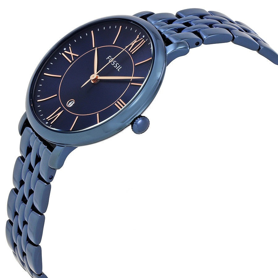 Fossil Jacqueline Navy Blue Ladies Watch ES4094