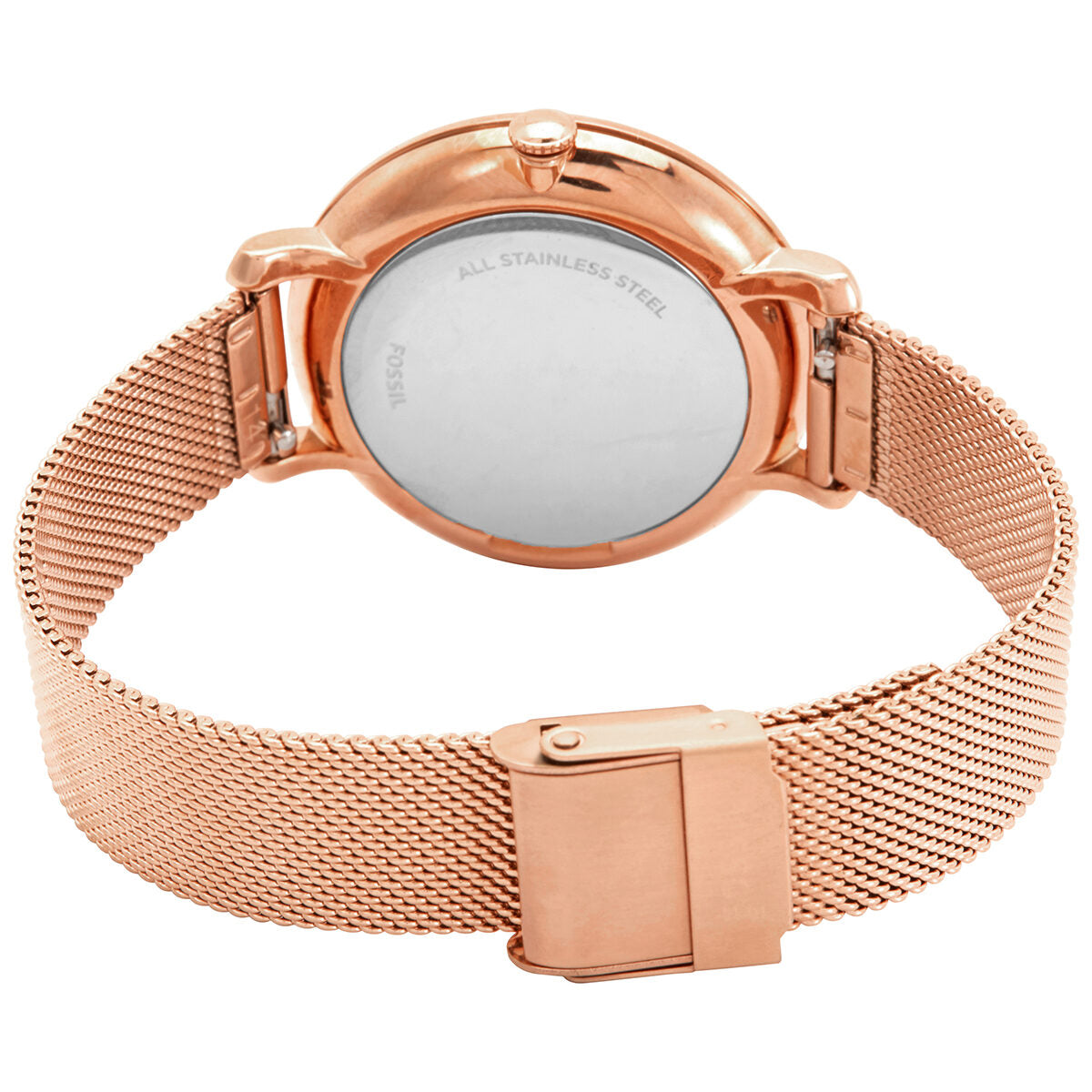 Fossil Jacqueline Quartz Rose Dial Rose Gold-tone Ladies Watch ES4628 - BigDaddy Watches #3