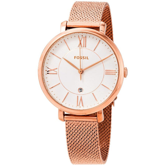 Fossil Jacqueline Quartz Silver Dial Ladies Watch ES4352 - BigDaddy Watches