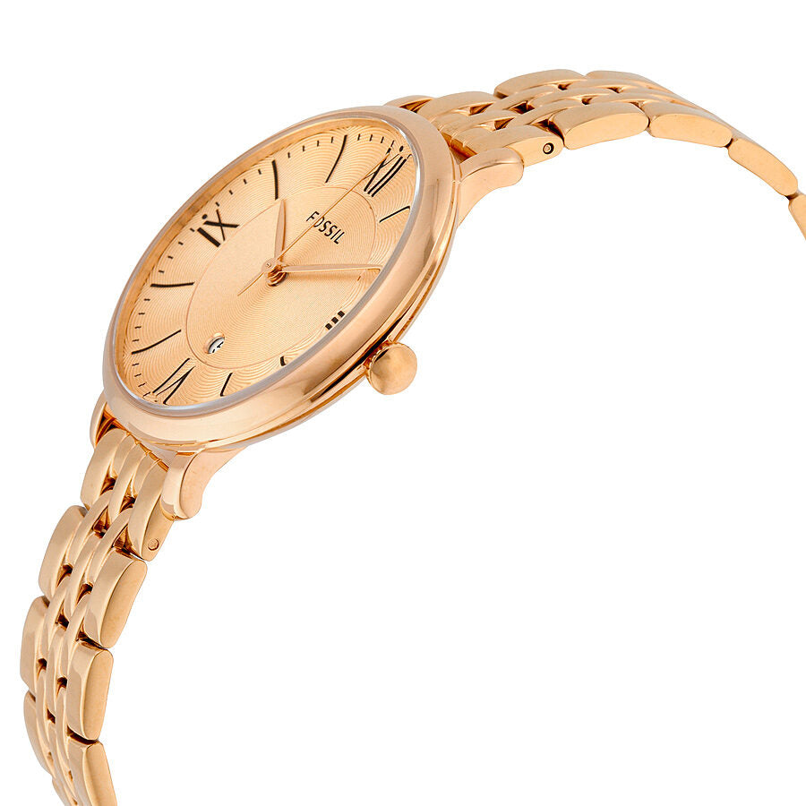 Fossil Jacqueline Rose Dial Rose Gold-tone Ladies Watch ES3435 - BigDaddy Watches #2