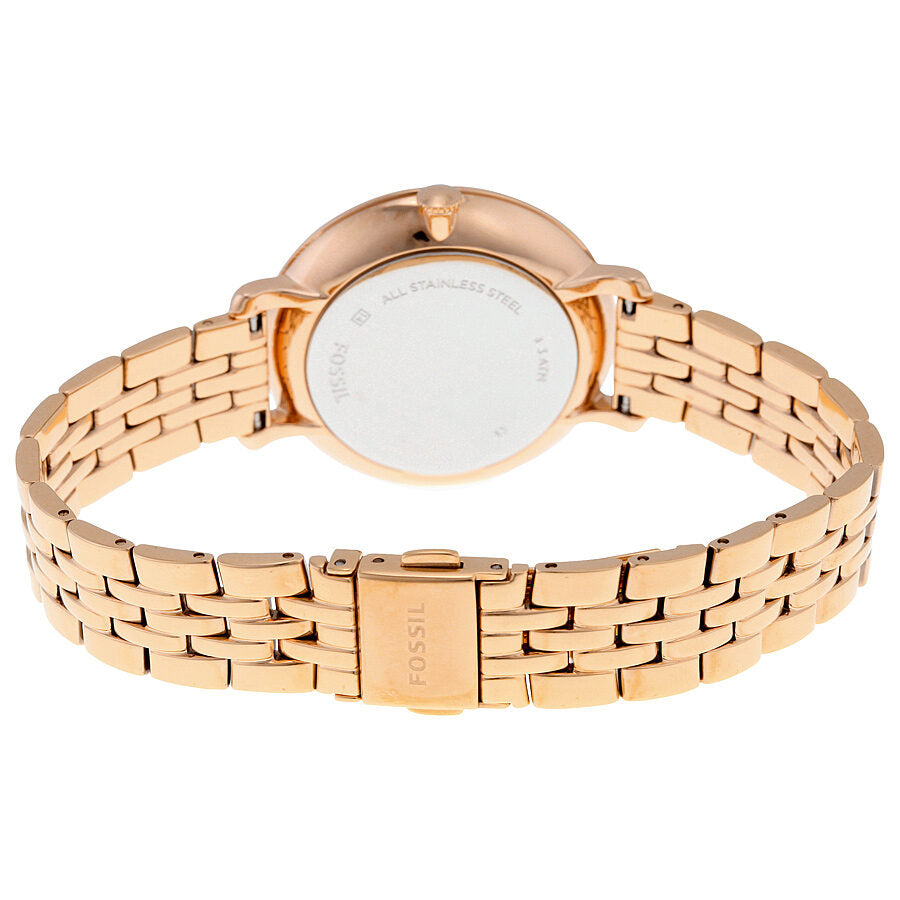 Fossil Jacqueline Rose Dial Rose Gold-tone Ladies Watch ES3435 - BigDaddy Watches #3