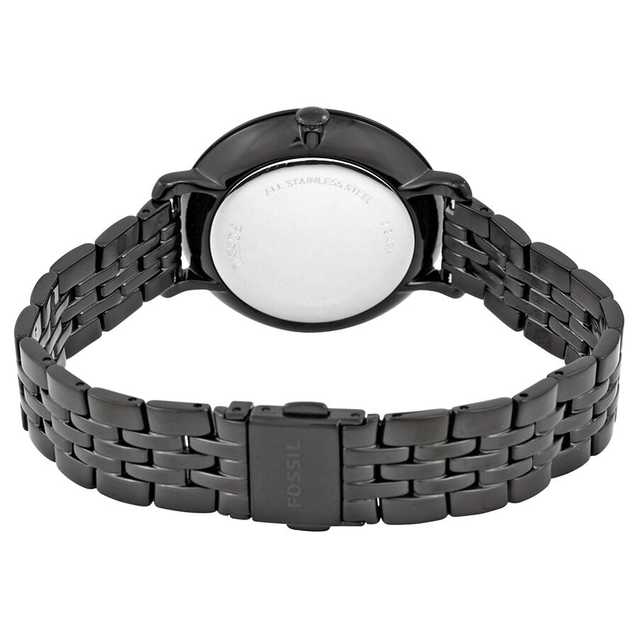 Fossil Jacquline Black Dial Black Ion-plated Ladies Watch ES3614 - BigDaddy Watches #3