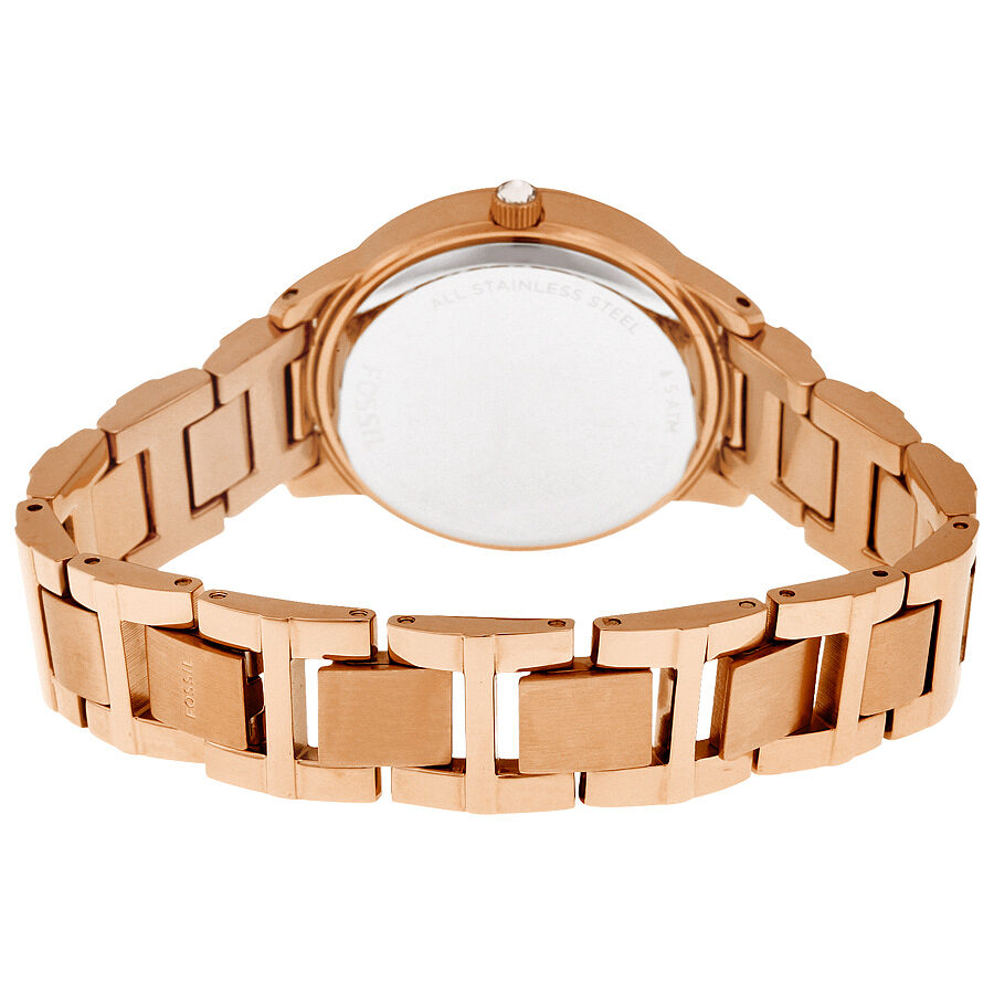 Fossil Jesse Crystal Rose Gold Dial Ladies Watch ES3020 - BigDaddy Watches #3