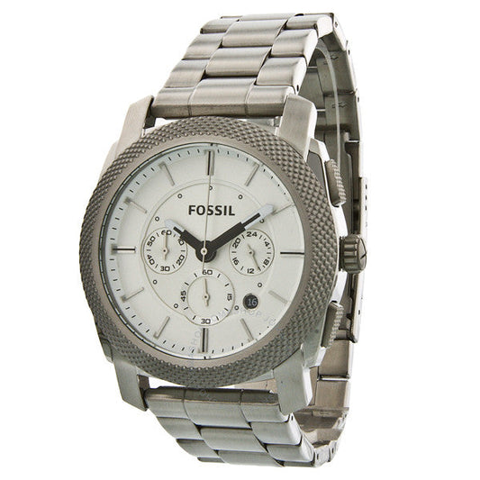 Fossil Machine Chronograph White Dial Men's Watch FS4663