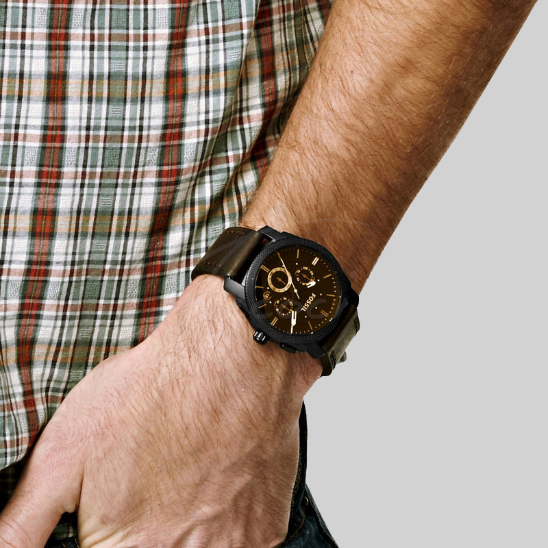 Fossil Machine Chronograph Brown Dial Men's Watch FS4656