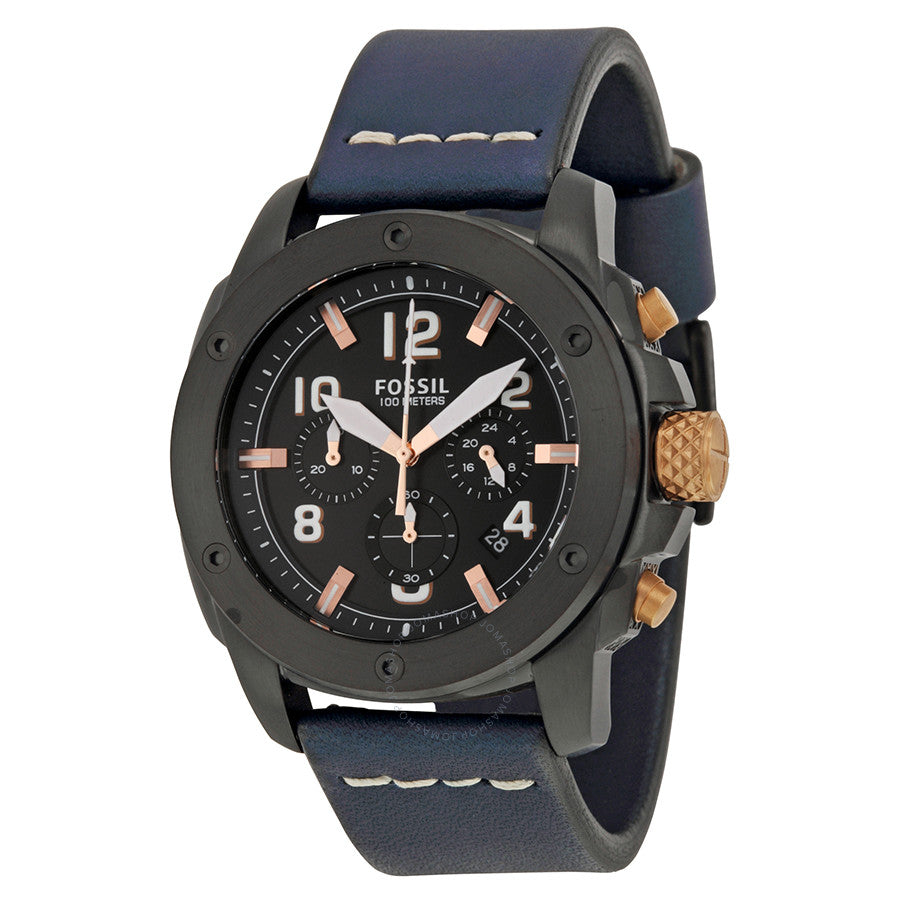 Fossil Modern Machine Chronograph Black Dial Men's Watch FS5066