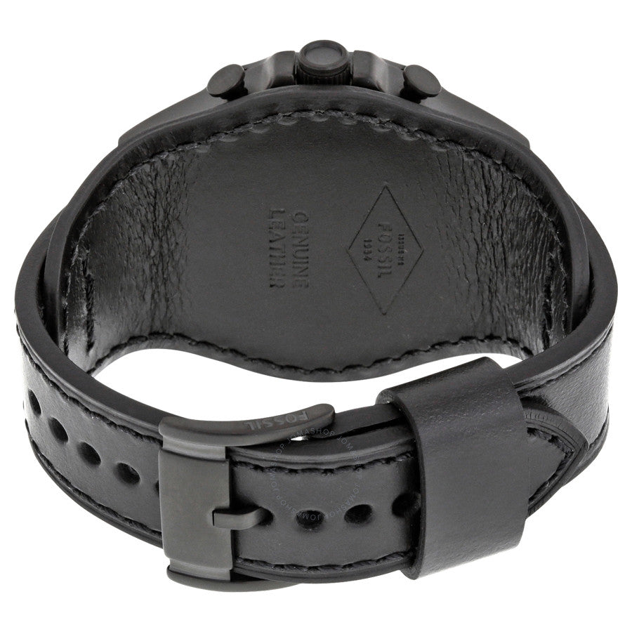 Fossil Nate Chronograph Black Dial Men's Watch JR1510