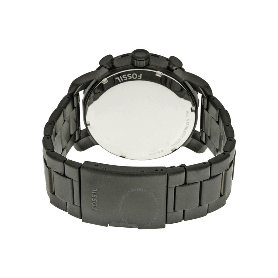 Fossil Nate Chronograph Black Ion-plated Men's Watch JR1356
