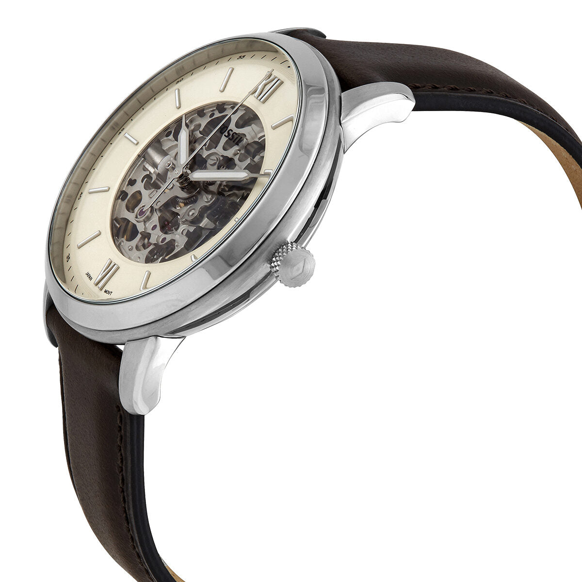 Fossil Neutra Automatic Cream Skeleton Dial Men's Watch ME3184 - BigDaddy Watches #2