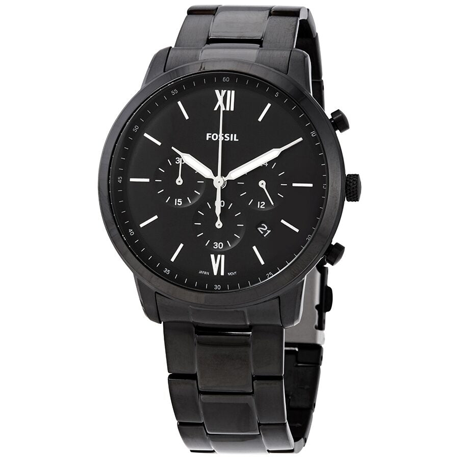 Fossil Neutra Chronograph Quartz Black Dial Men's Watch FS5474 - BigDaddy Watches