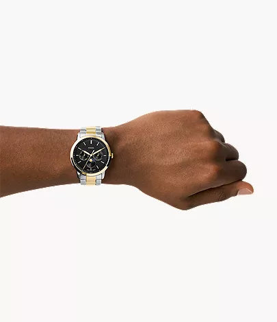 Fossil Neutra Moonphase Multifunction Two-Tone Stainless Steel Watch - FS5906
