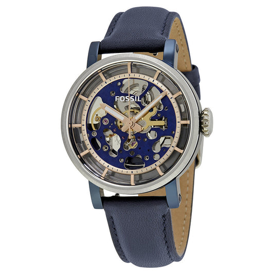 Fossil Original Boyfriend Skeleton Dial Automatic Watch ME3136