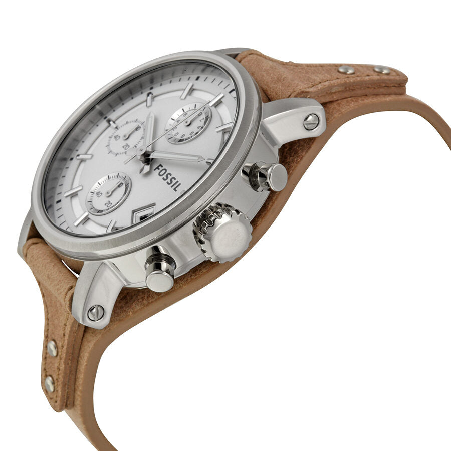 Fossil Original Boyfriend Chronograph White Dial Ladies Watch ES3625 - BigDaddy Watches #2