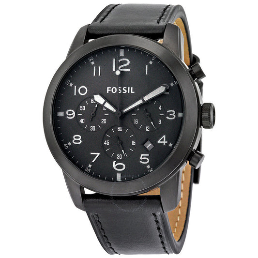 Fossil Pilot 54 Chronograph Black Dial Men's Watch FS5157