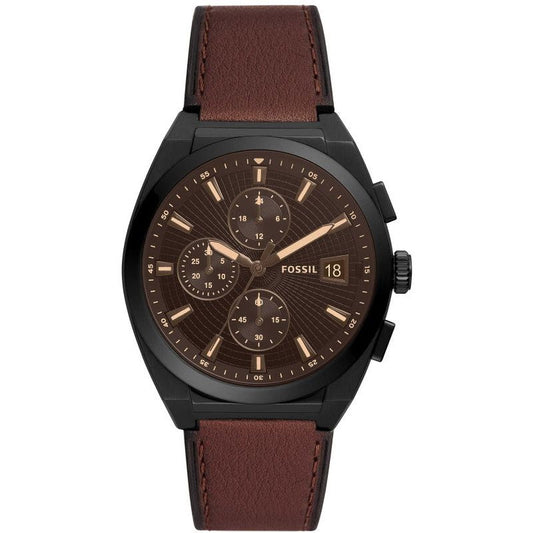 Fossil Everett Chronograph Quartz Black Dial Men's Watch FS5798