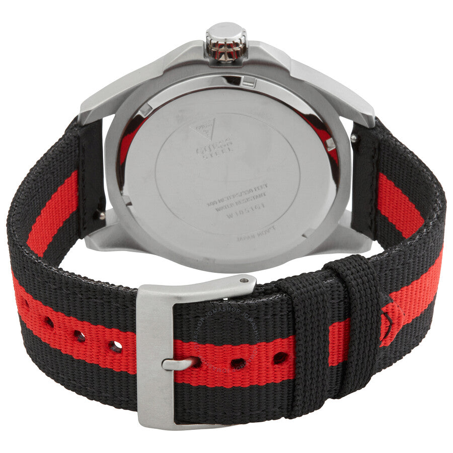 Guess Crew Quartz Black Dial Men's Watch W1051G1 - Dawson Watches #3