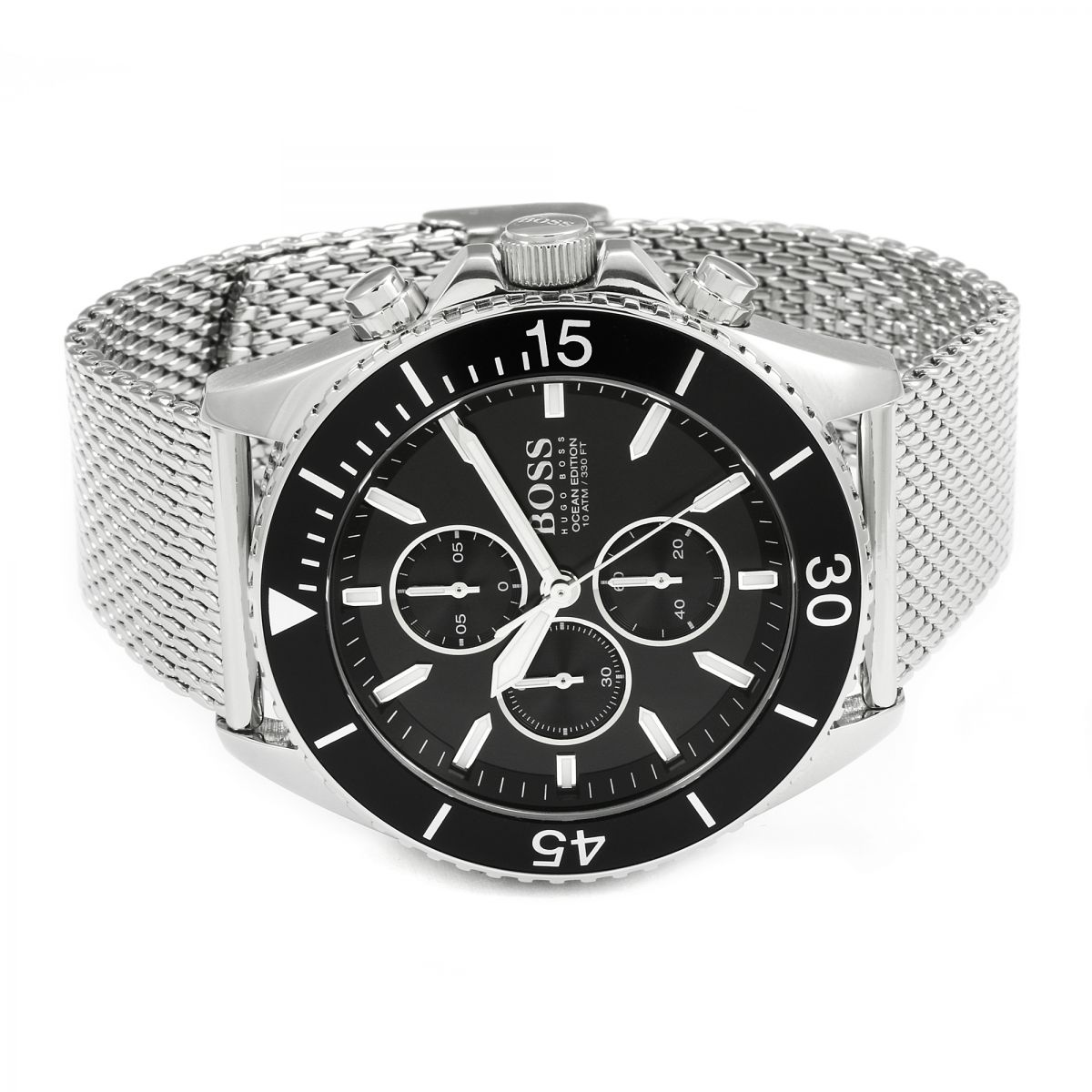 Hugo Boss Ocean Edition Chronograph Black Dial Men's Watch 1513701