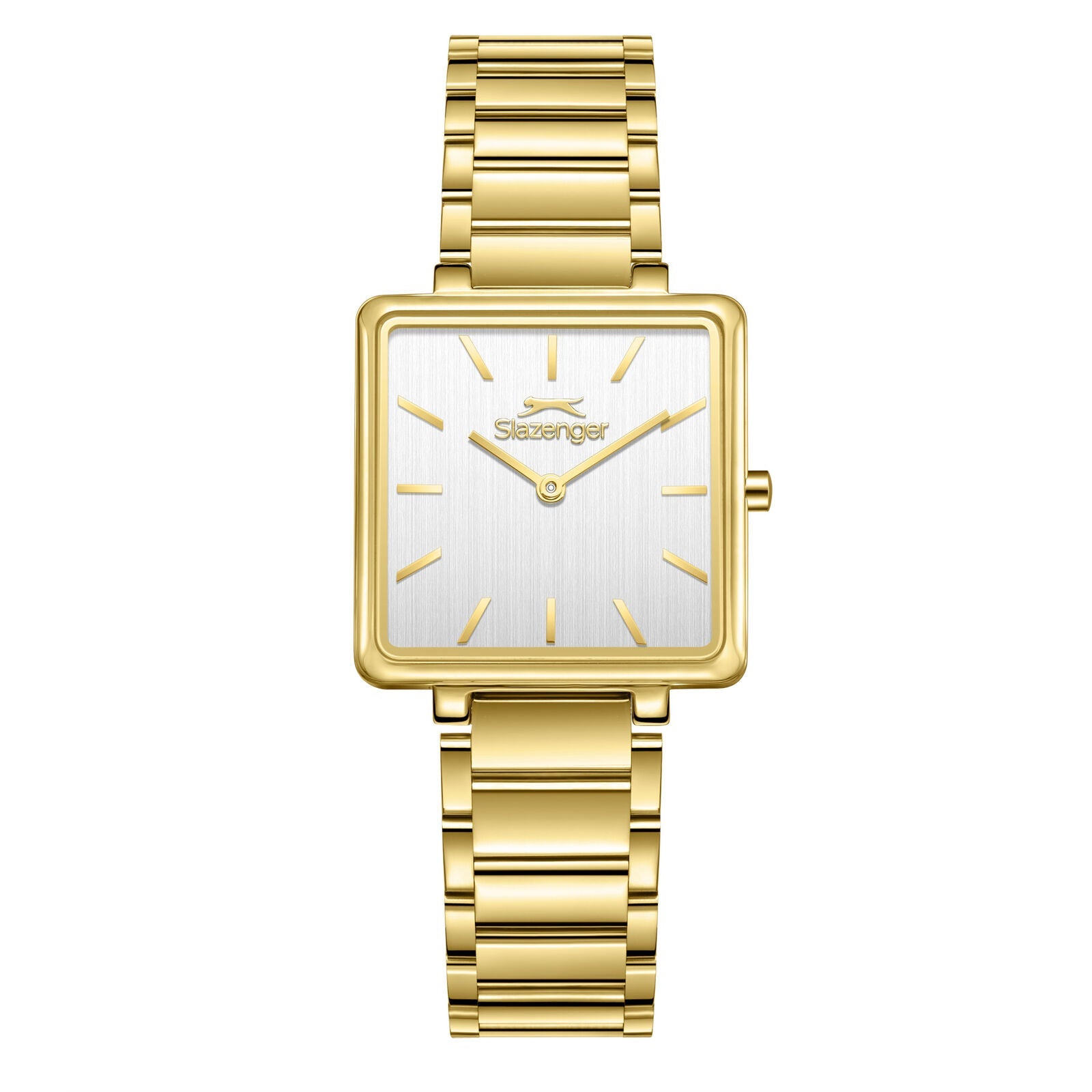 Slazenger Tank-Style Square-Case Gold Watch - SL.09.2588.3.120