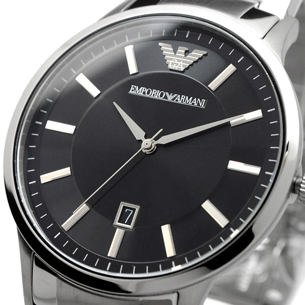 Emporio Armani Sportivo Black Dial Stainless Steel Men's Watch AR2457 Water resistance: 50 meters / 165 feet Movement: Quartz