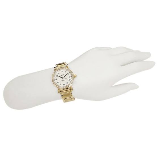 Coach Madison White Dial Gold-Tone Ladies Watch 14502397
