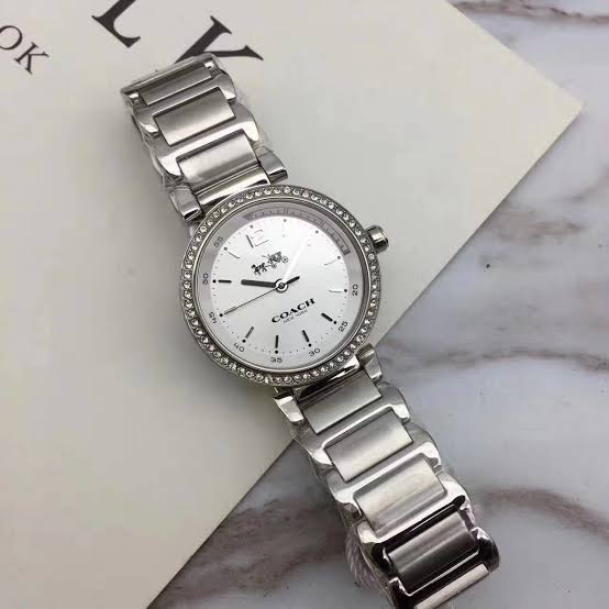 Coach 1941 Sport Silver Diamond Ladies Watch 14502194