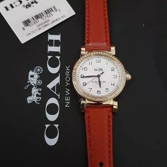 Coach Madison White Dial Red Leather Strap Ladies Watch 14502400