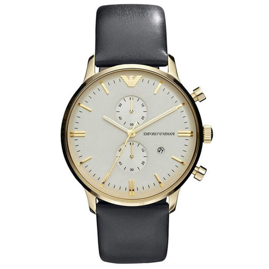 Emporio Armani Gianni Leather Men's Watch#AR0386 - Dawson Watches
