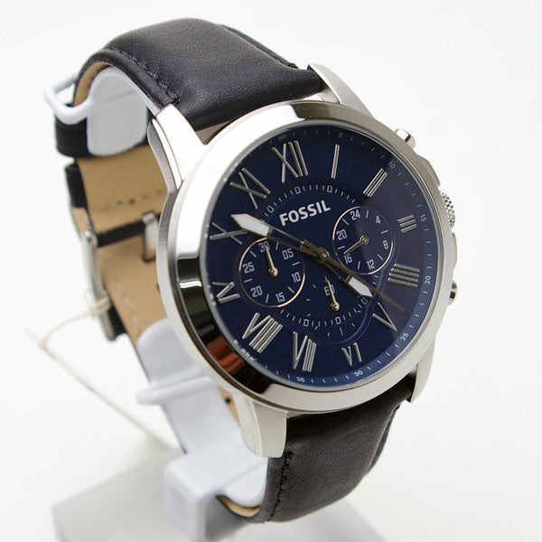Fossil Grant Chronograph Blue Dial Men's Watch FS4990