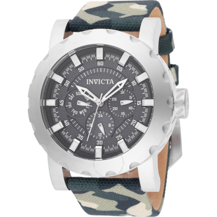 Invicta I-Force Quartz Date Day Black Dial Men's Watch 47581 - The Watches Men & Co
