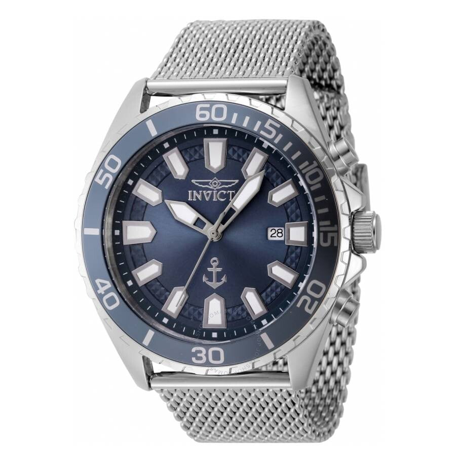 Invicta Ocean Voyage Quartz Blue Dial Men's Watch 46270 - The Watches Men & Co