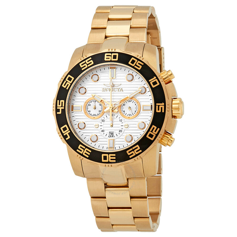 Invicta Pro Diver Chronograph Silver Dial Men's Watch 22229 - Dawson Watches