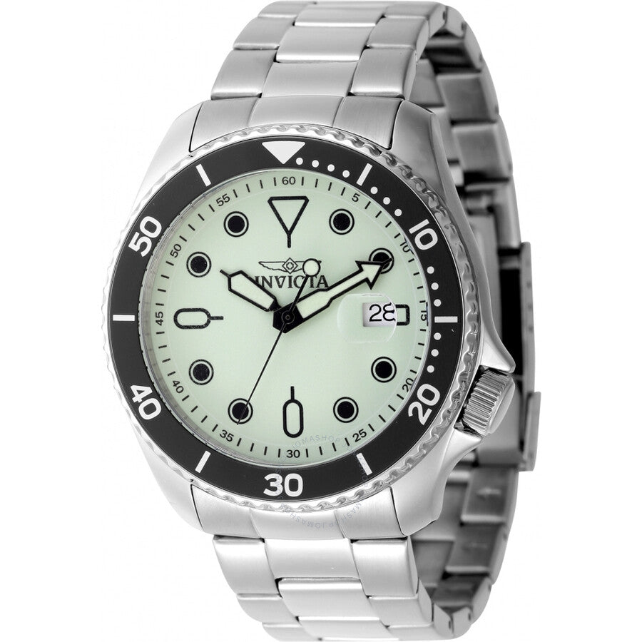 Invicta Pro Diver Date Luminous Green Dial Men's Watch 47305 - Kiwi Watches