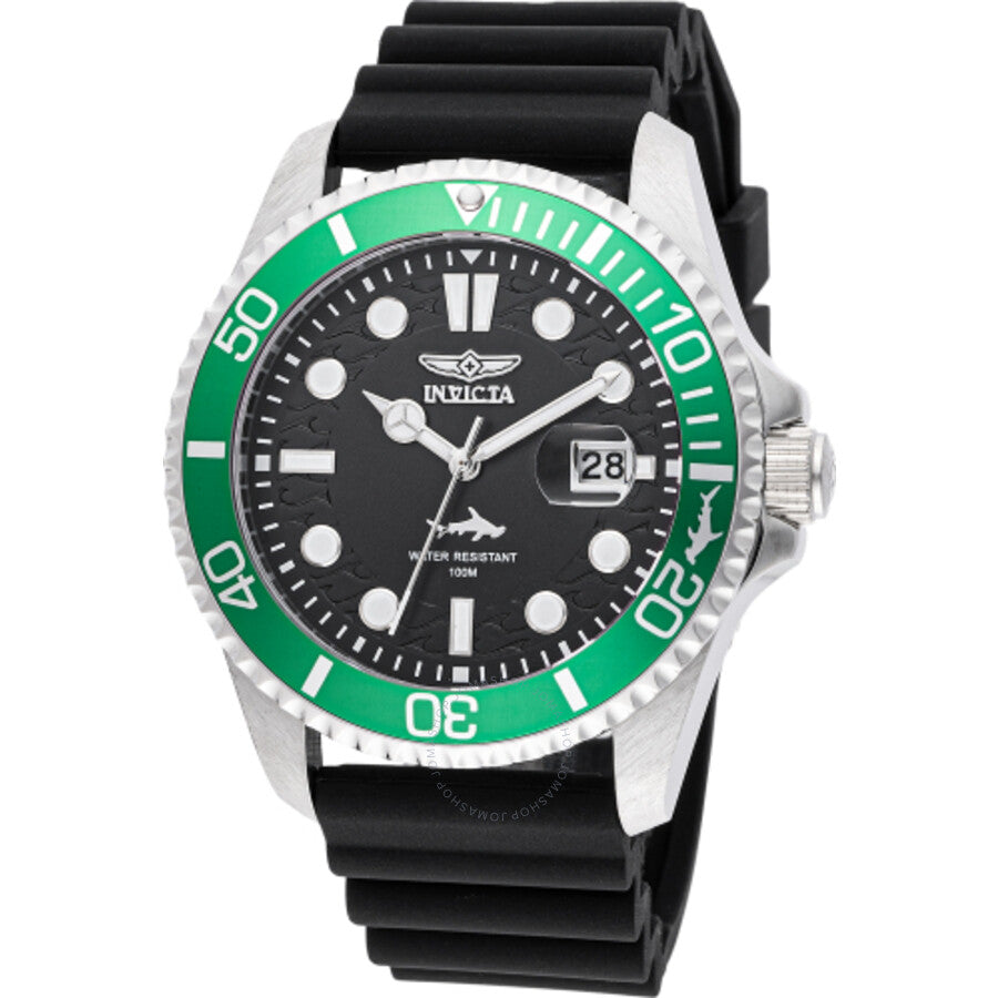Invicta Pro Diver Date Quartz Black Dial Men's Watch 47166 - The Watches Men & Co