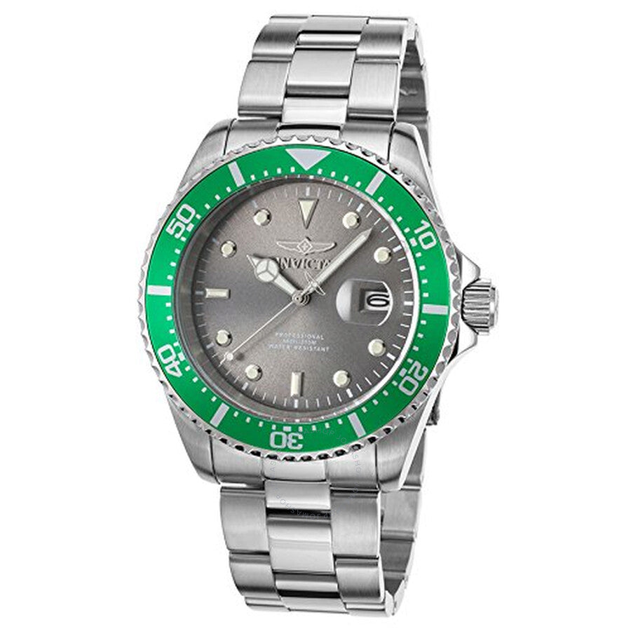 Invicta Pro Diver Grey Dial Stainless Steel Men's Watch 22021 - The Watches Men & Co