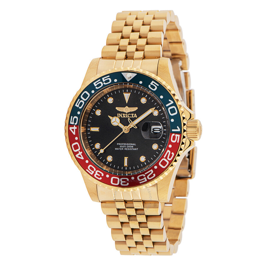 Invicta Pro Diver Quartz Black Dial Pepsi Bezel Men's Watch 36041 - The Watches Men & Co