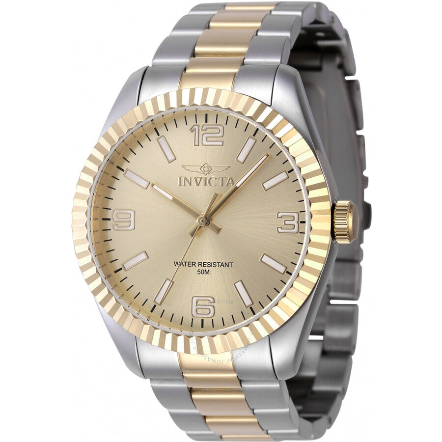 Invicta Specialty Quartz Gold Dial Men's Watch 47457 - The Watches Men & Co