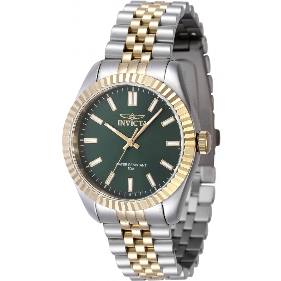 Invicta Specialty Quartz Green Dial Ladies Watch 47501 - The Watches Men & Co