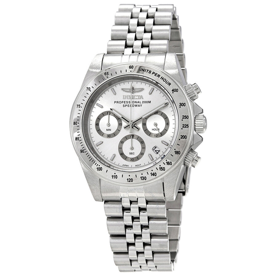 Invicta Speedway Chronograph Quartz Silver Dial Men's Watch 30988 - Dawson Watches