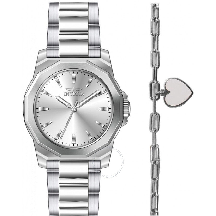 Invicta Speedway Quartz Silver Dial Ladies Watch 48577 - Dawson Watches