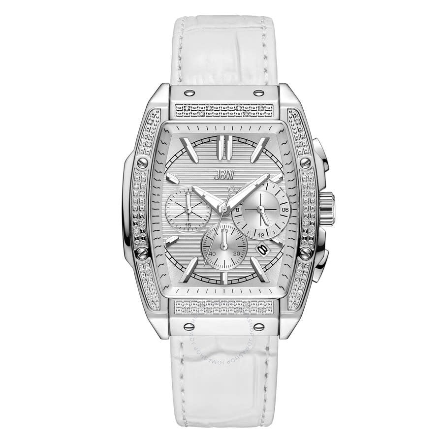 JBW Echelon Chronograph Quartz Silver Dial Unisex Watch J6379G - Dawson Watches