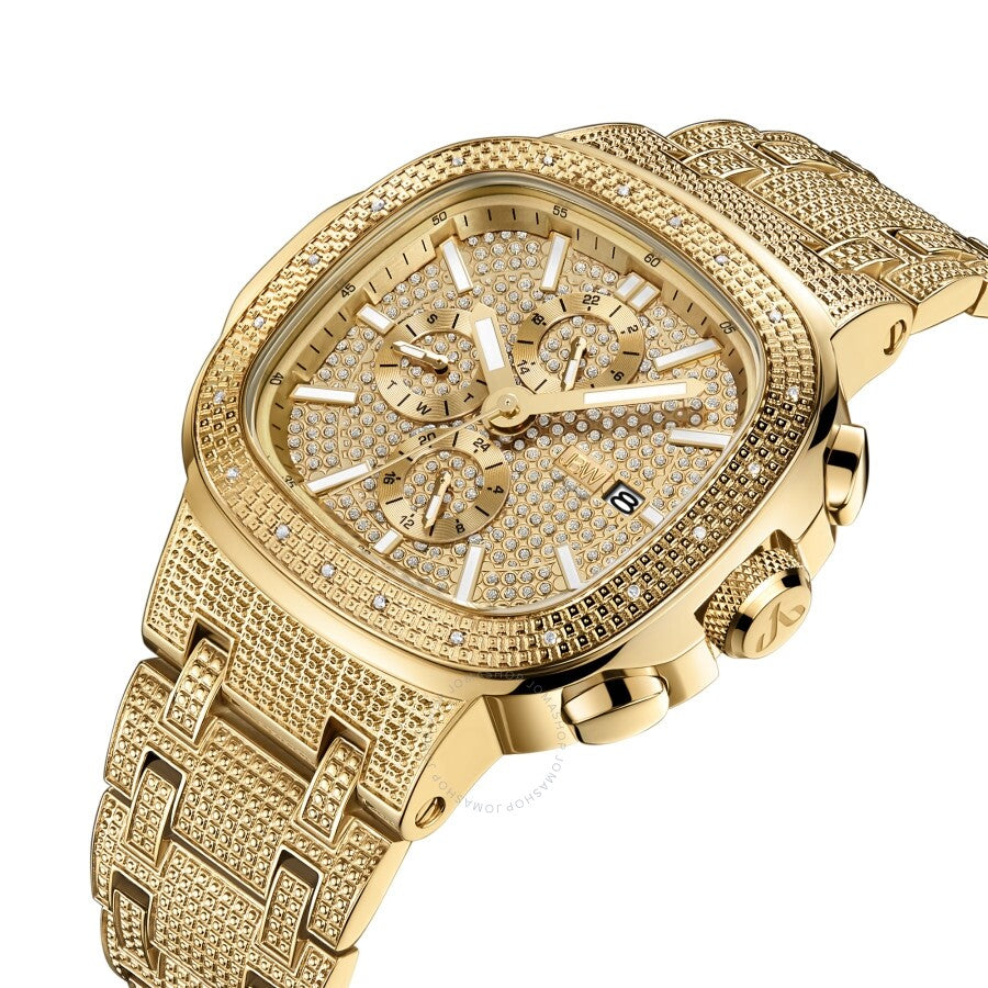 JBW Heist Quartz Diamond Gold Dial Men's Watch J6380A - Dawson Watches #2