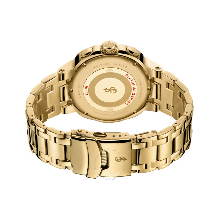JBW Platinum Series Chronograph Gold-tone Dial Men's Watch PS545A - Dawson Watches #4